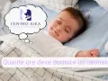 Un neonato di 3 mesi dorme serenamente. Il Centro Igea si interroga: quanto dorme un neonato di 3 mesi?