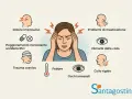 Sintomi di mal di testa: dolore improvviso, peggioramento con antidolorifici, problemi di masticazione, disturbi visivi, febbre, collo rigido, occhi arrossati.