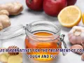 Miele, zenzero, aglio e limone: rimedi naturali per il **zerinol flu**.