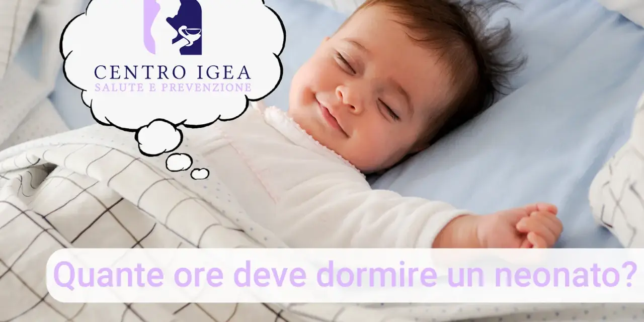 Un neonato di 3 mesi dorme serenamente. Il Centro Igea si interroga: quanto dorme un neonato di 3 mesi?