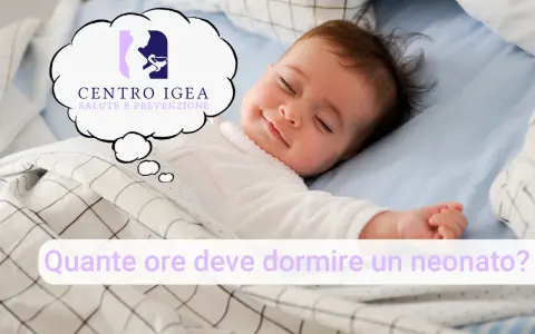 Un neonato di 3 mesi dorme serenamente. Il Centro Igea si interroga: quanto dorme un neonato di 3 mesi?