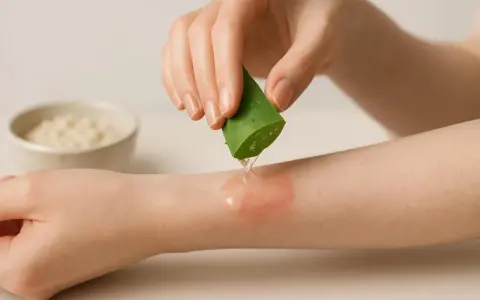 Aloe vera lenisce la pelle secca e prurito. Rimedi naturali per il benessere della pelle.