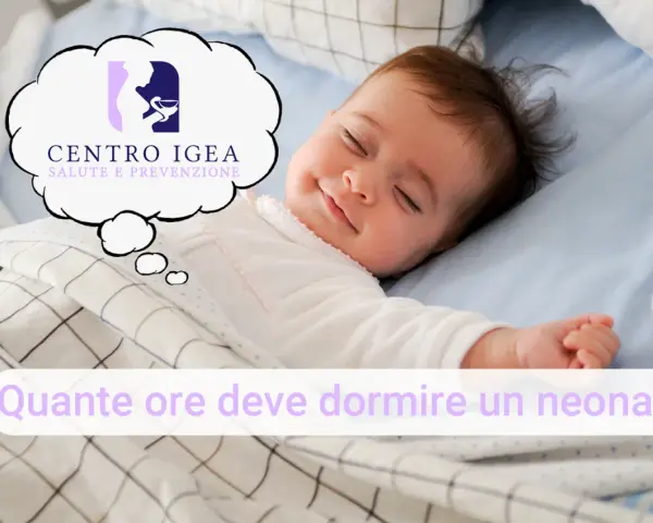 Un neonato di 3 mesi dorme serenamente. Il Centro Igea si interroga: quanto dorme un neonato di 3 mesi?