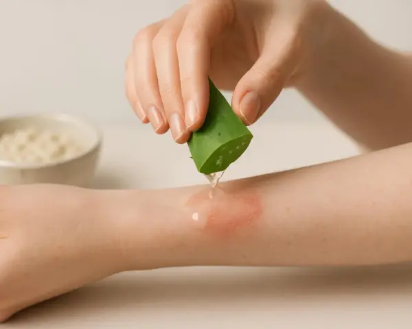 Aloe vera lenisce la pelle secca e prurito. Rimedi naturali per il benessere della pelle.