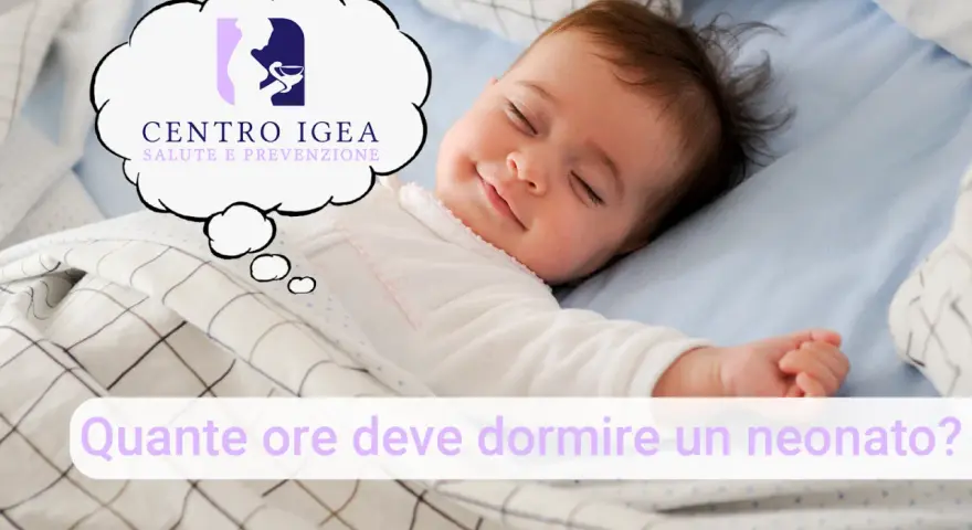 Un neonato di 3 mesi dorme serenamente. Il Centro Igea si interroga: quanto dorme un neonato di 3 mesi?