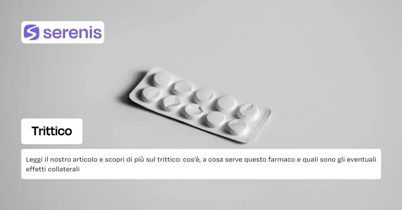 Tavoletta di pillole bianche. Leggi l'articolo per scoprire cos'&egrave; il Trittico, a cosa serve e gli effetti collaterali.